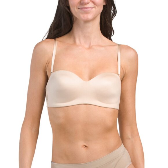 WACOAL sand Full Figure Staying Power Strapless Bra - Picture 1 of 2
